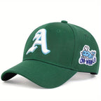 Cappellino da Baseball AR - Ricamo Delfino e Lettera A