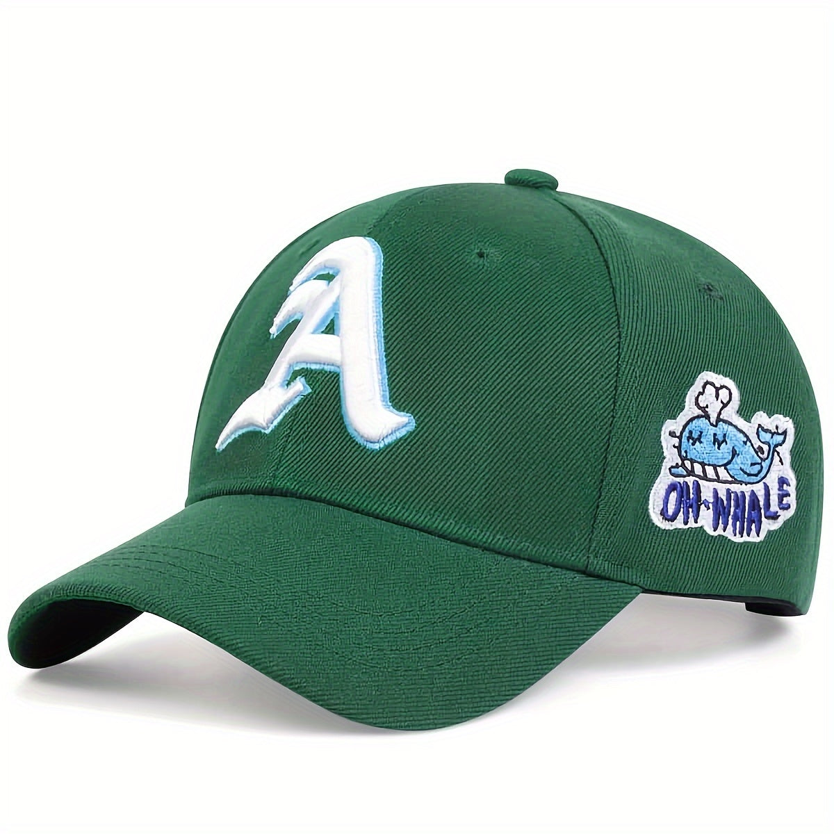 Cappellino da Baseball AR - Ricamo Delfino e Lettera A
