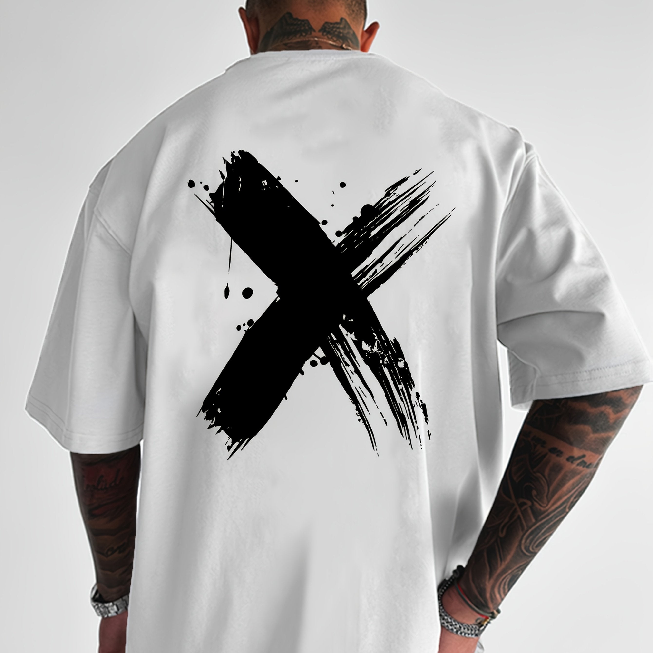 T-shirt Uomo Street Style con Stampa Grafica