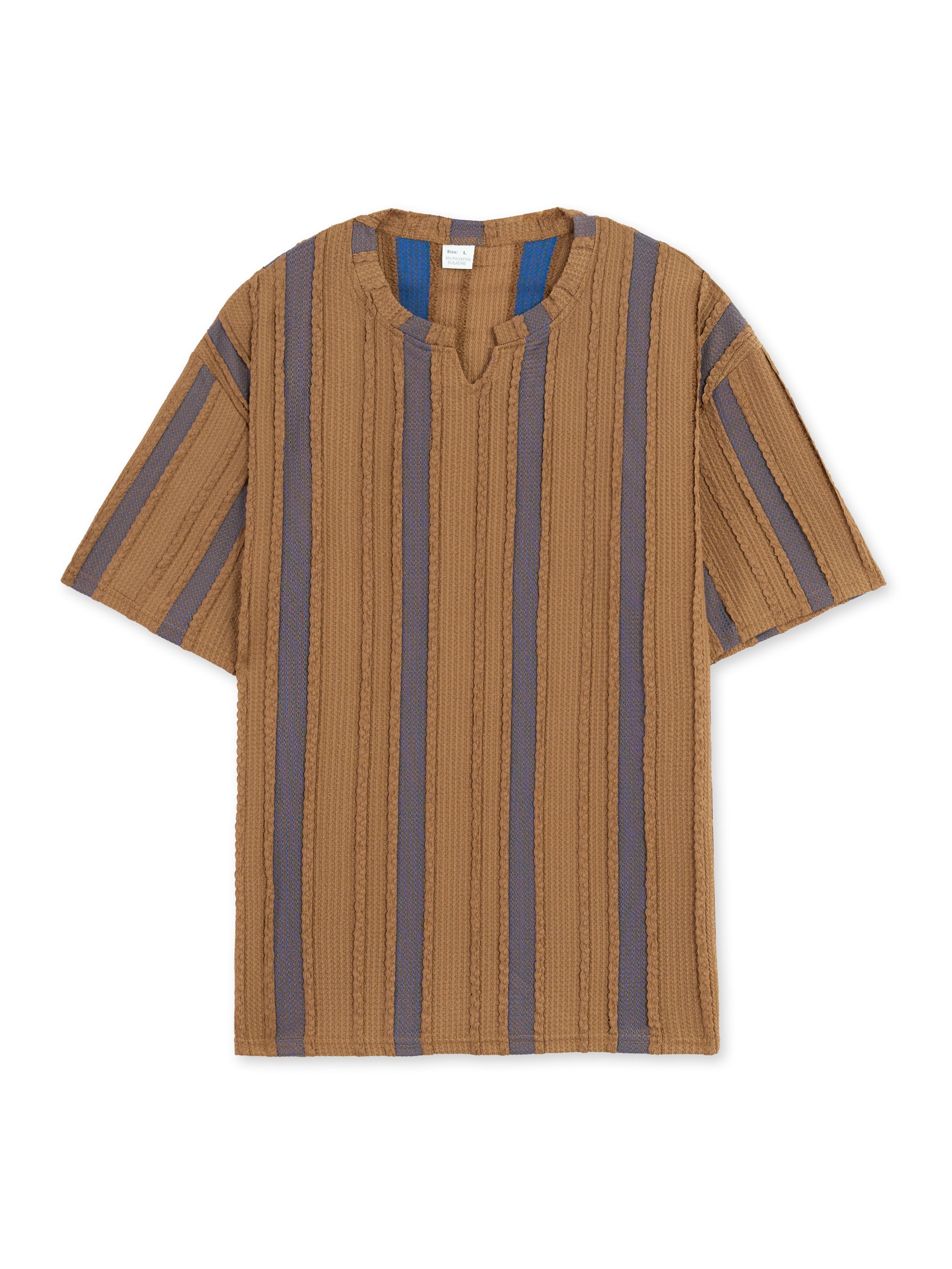 T-shirt a Righe Manica Corta