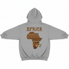 Felpa con Cappuccio Uomo Loose Fit - Stampa Geometrica Street Style