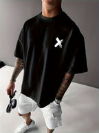 T-shirt Uomo Street Style con Stampa Grafica