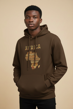 Hoodie Africa Marrone