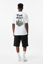 T-shirt TIME IS MONEY 100% Cotone Unisex