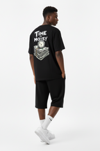 T-shirt TIME IS MONEY 100% Cotone Unisex