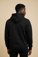 Retro hoodie nera