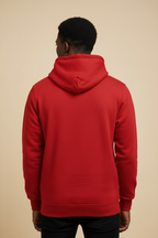 Retro hoodie rossa